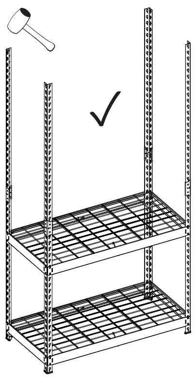 HUSKY N2R361872W4B Heavy Duty Boltless Steel Garage Storage Shelving Unit - fig 15