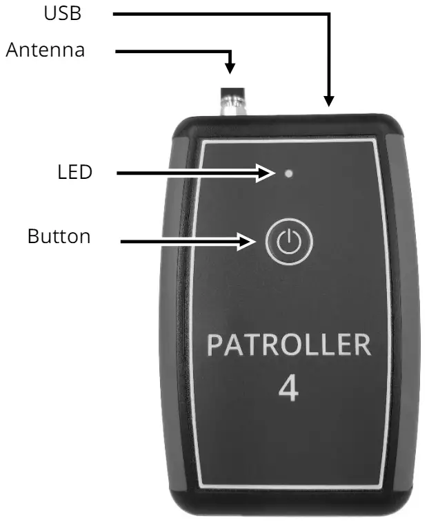 HWM MAN-154-0002-F Wireless Patroller 4 Bluetooth Compatible Transciever