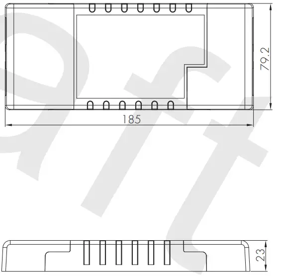 HYTRONIK HED6045 BT Bluetooth Dimmable LED Drivers with Bluetooth 5.0 SIG Mesh - Install 2