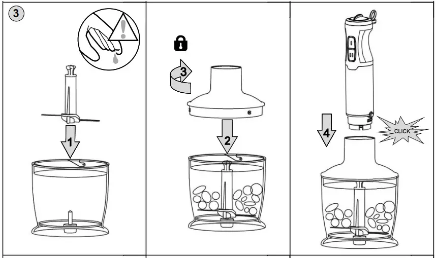 HYUNDAI HB1000 Stick Blender Botmixer - Product Overview 3
