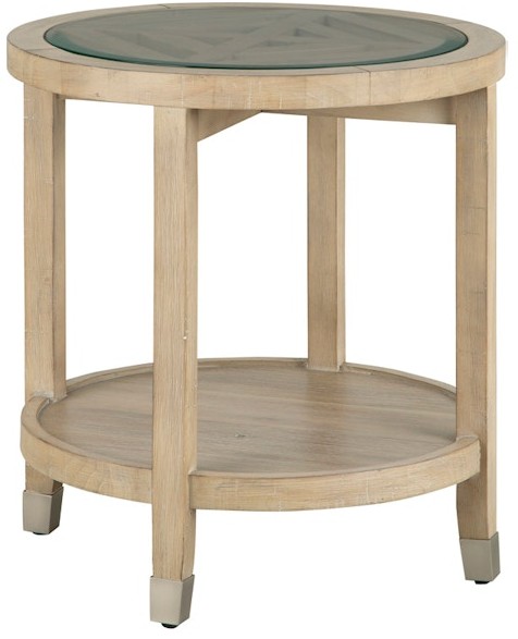 Habitt D-YZ01-WTBG Round End Table