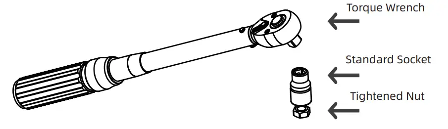 Hairich 3 8 Inch Drive Click Torque Wrench - Figure 1