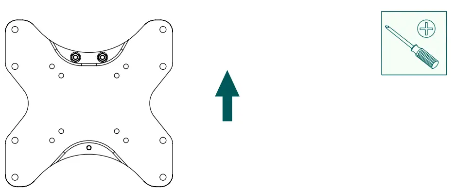 Hama 00220826 TV Wall Bracket - TV set1