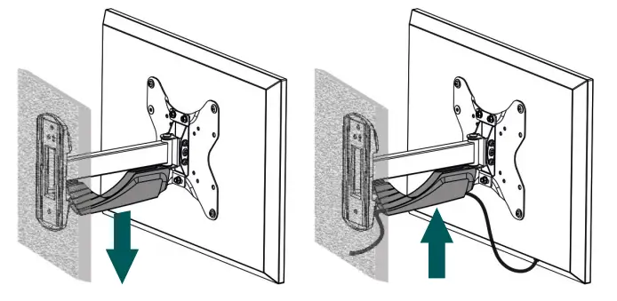 Hama 00220826 TV Wall Bracket - cable