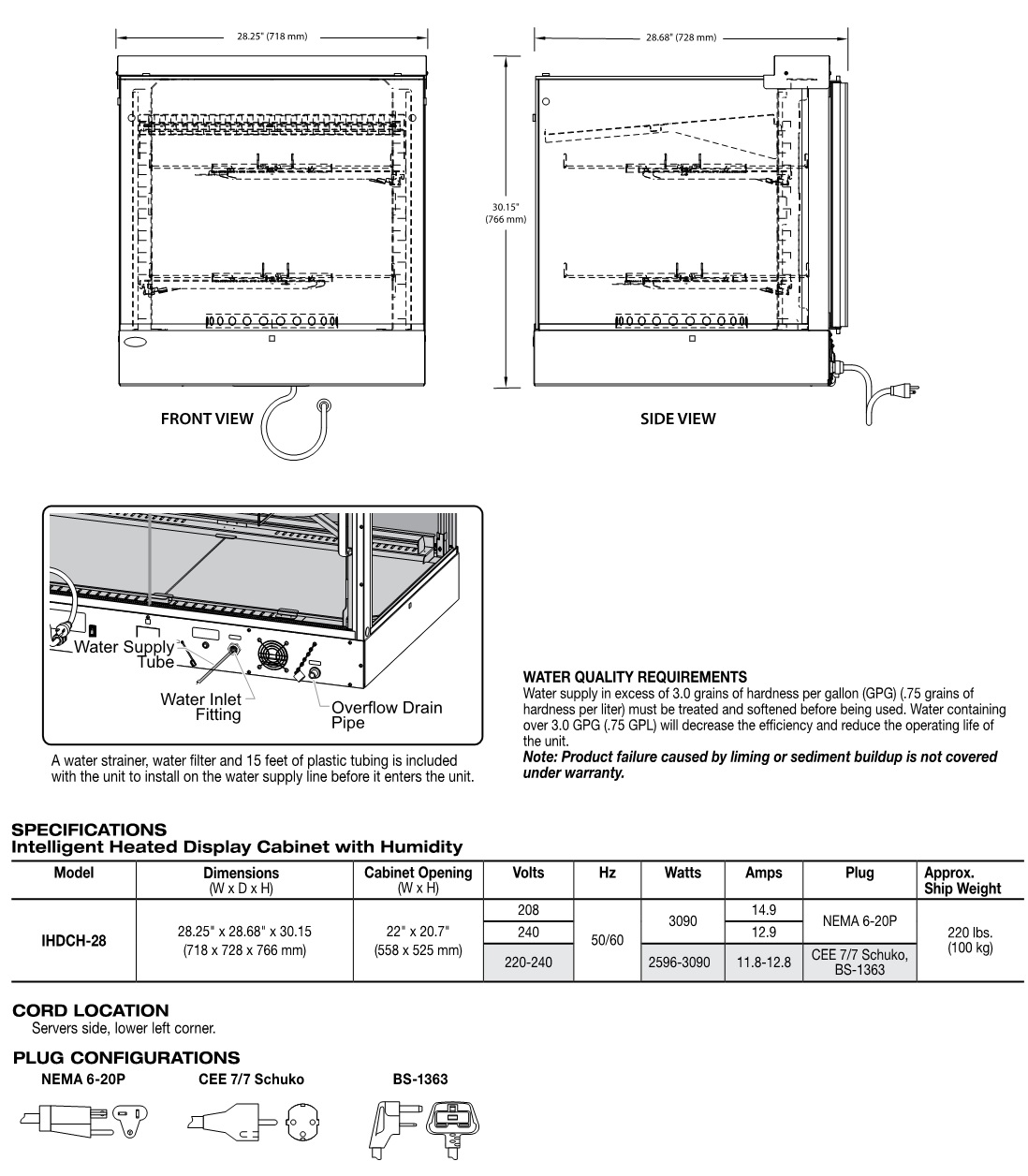 Hatco IHDCH-28 Intelligent Heated Display Cabinet with Humidity - IHDCH-28 Overview