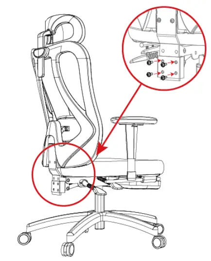 Hbada E101 Ergonomic Office Chair - Gasket Fix