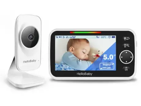 HelloBaby-HB6081-2.4GHz-Digital-Wireless-Video-Baby-Monitor-with-Camera