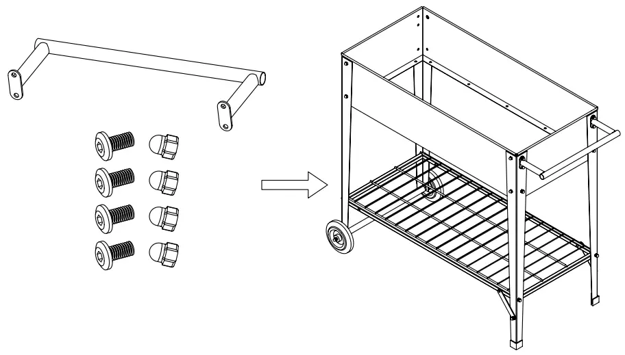 Highpro B0BKPG8TC3 Raised Garden Bed - Step8