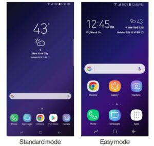 Home screen mode