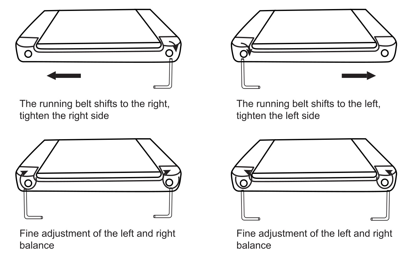 HomeTro HM1 2.5HP Walking Pad with Incline - When the user exercises, the feet are not evenly stressed