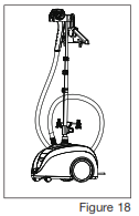 Homedics PS-350 HOME TOUCH Perfect Steam Professional Commercial Garment Steamer - Storage