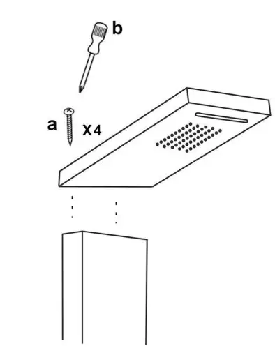 Homevacious-B0CKVZ5MJH-4-In-1-Shower-Panel-System-with-Shelf-FIG- (4)