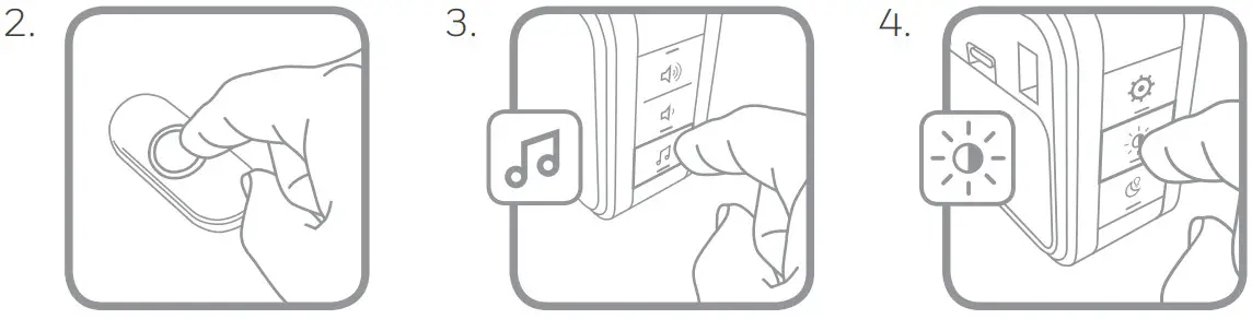 Honeywell RPWL400W2000 Wireless Doorbell - Connect to Doorbell 2