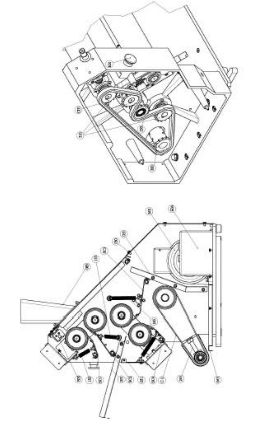 IBE PS500 Table Top Pizza Sheeter - Exploded Parts Drawing 5