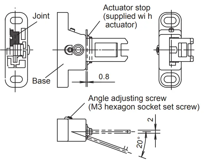 vertical adjustment