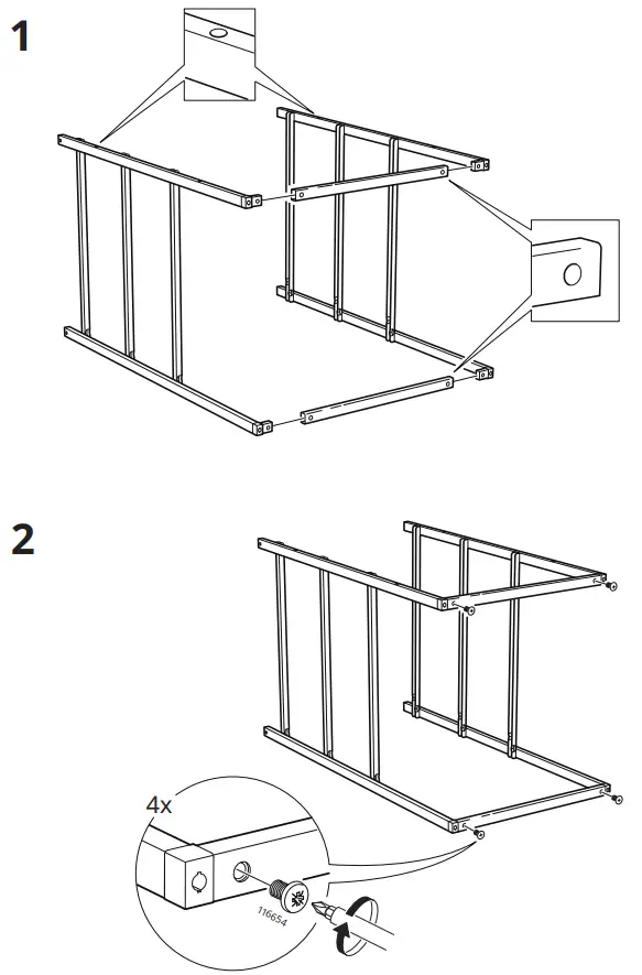 IKEA 303 261 77 LENNART Drawer unit White - Fig 2