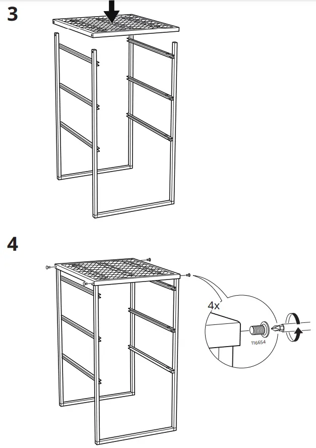 IKEA 303 261 77 LENNART Drawer unit White - Fig 3