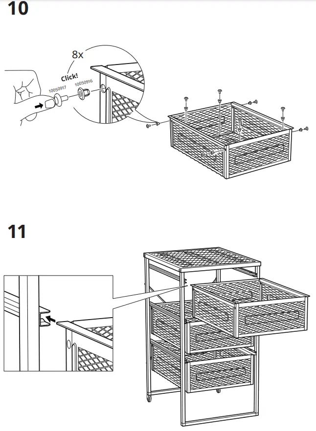 IKEA 303 261 77 LENNART Drawer unit White - Fig 7