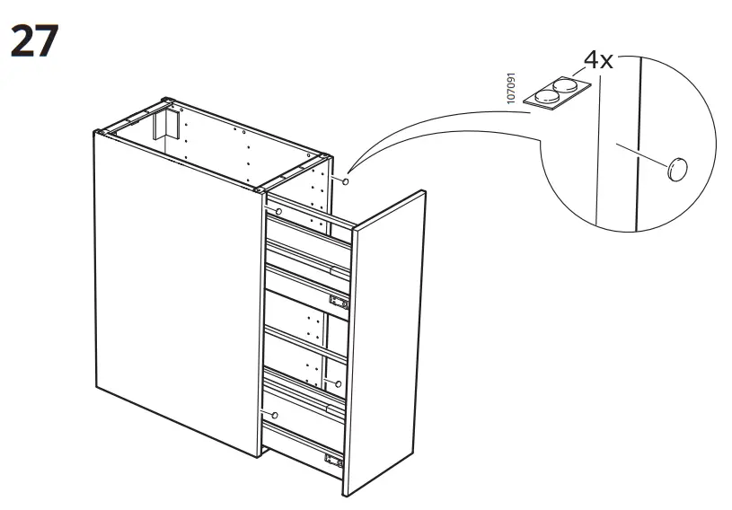IKEA 504.170.39 MAXIMERA Base Cabinet and Pull-Out Accessories - Figure 30