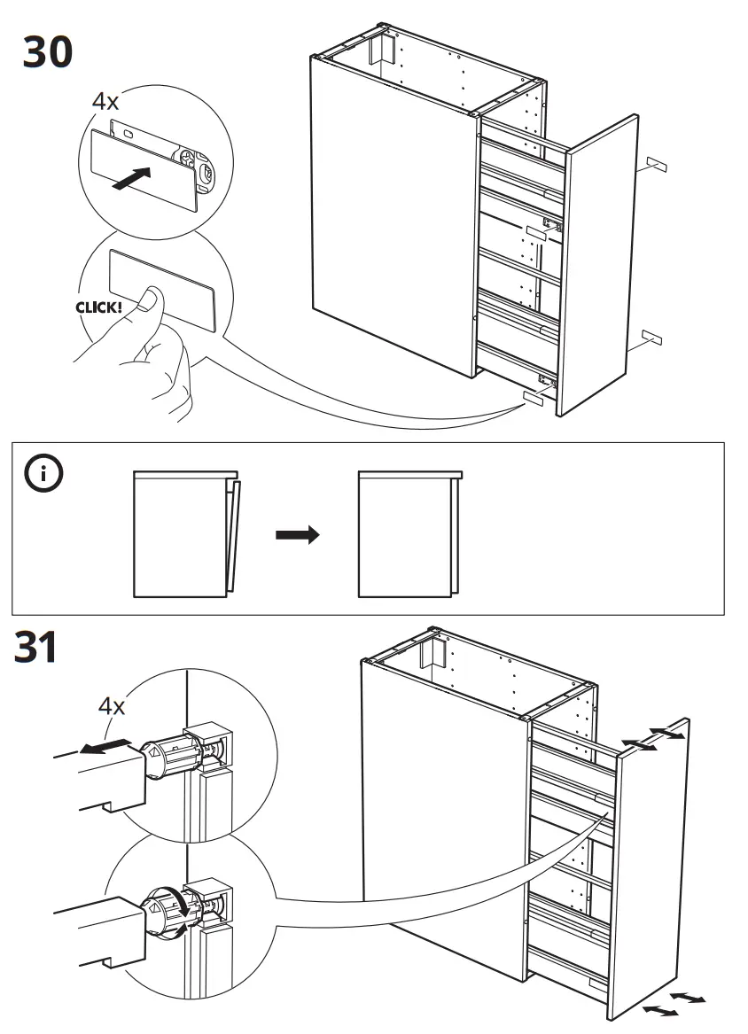 IKEA 504.170.39 MAXIMERA Base Cabinet and Pull-Out Accessories - Figure 32