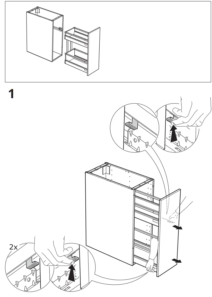 IKEA 504.170.39 MAXIMERA Base Cabinet and Pull-Out Accessories - Figure 33