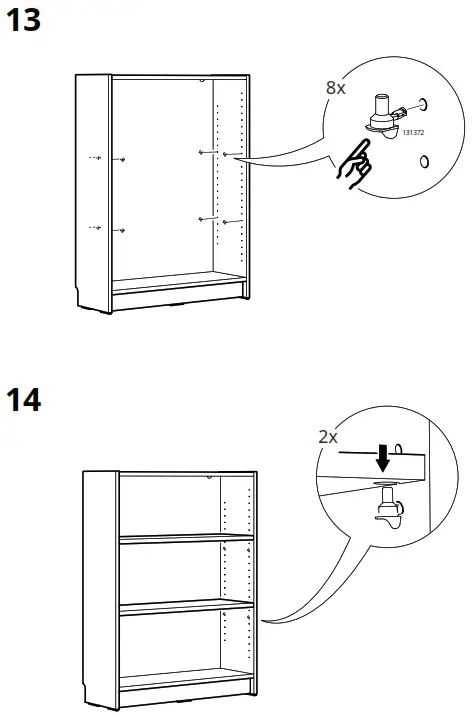 IKEA 704.773.86 BILLY Bookcase White - Figure9