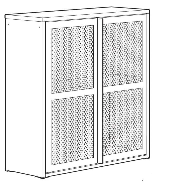 IKEA 804.840.89 IVAR Cabinet with Doors