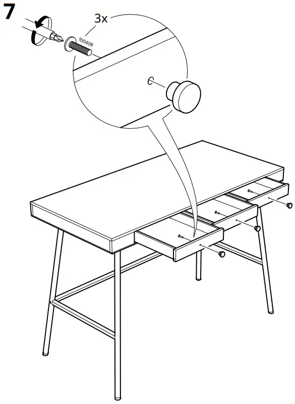 IKEA 902.782.77 LILLÅSEN Desk - fig 9