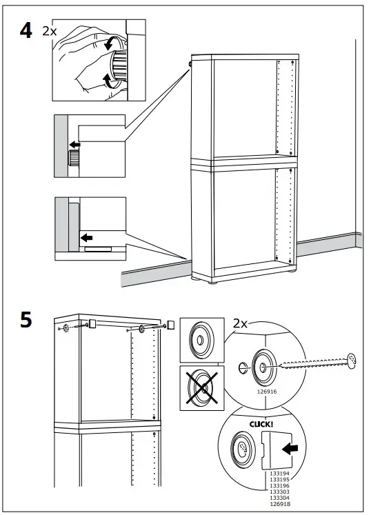 IKEA AA-1272028-9 Besta Frame White 60x20x38 cm - fig 25