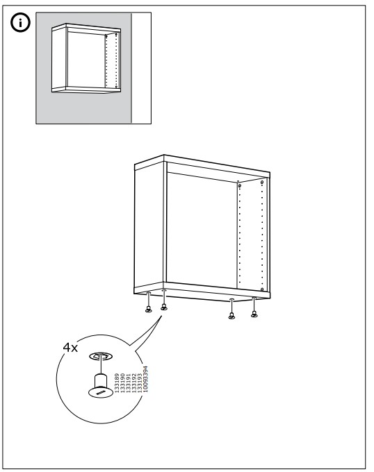 IKEA AA-1272028-9 Besta Frame White 60x20x38 cm - fig 31