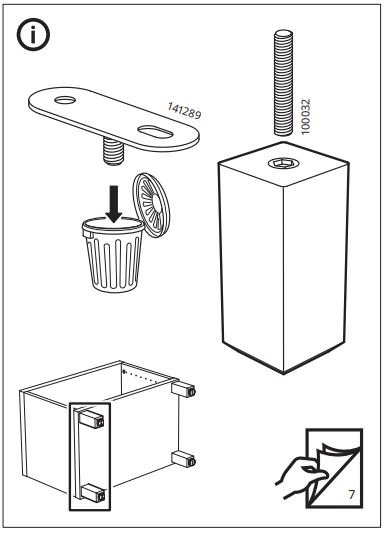 IKEA AA-1326940-3 STUBBARP Leg-FIG4