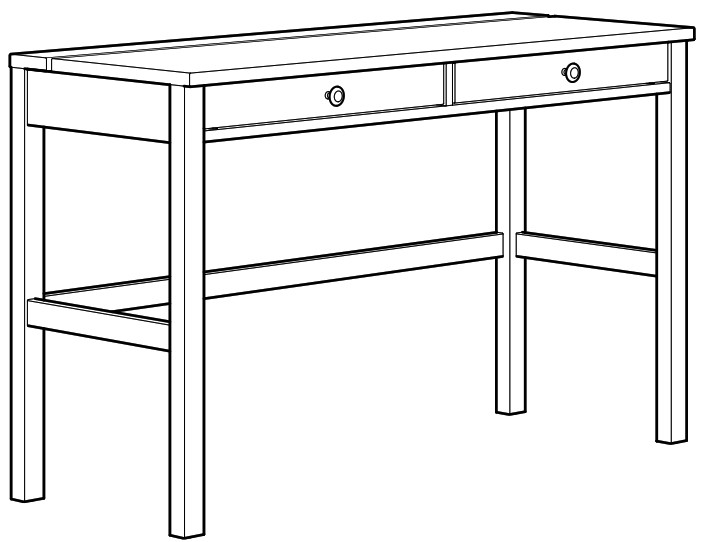IKEA AA 1987997 4 HEMNES Work Desk - cover