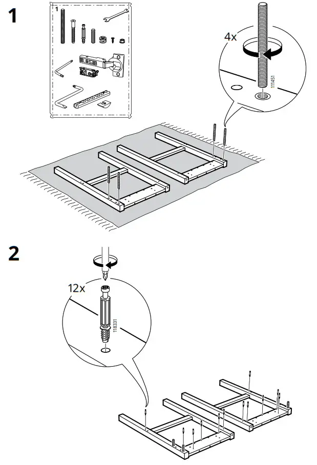 IKEA AA 1987997 4 HEMNES Work Desk - overview 4