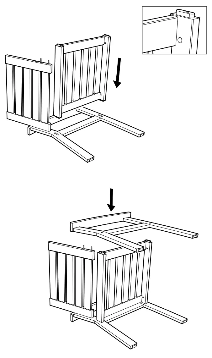 IKEA AA-2100269-4-100 KLÖVEN Armchair Outdoor Black Brown - fIG4