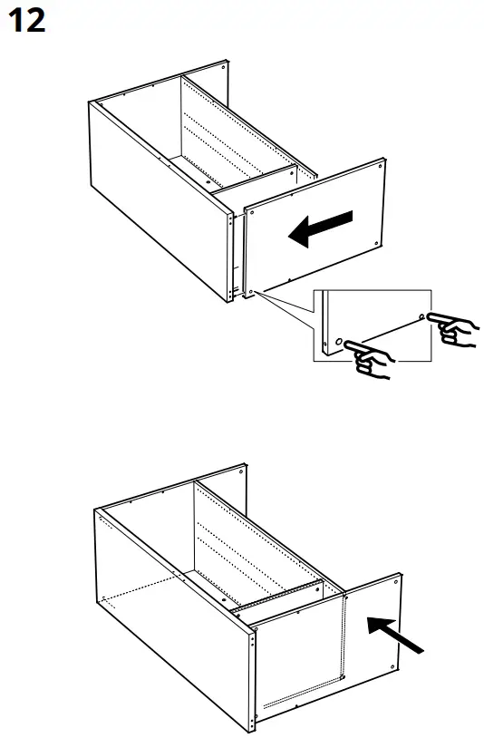 IKEA AA-2236469-2 SMÅSTAD Loft Bed Frame W Desk and Storage - Fig 24