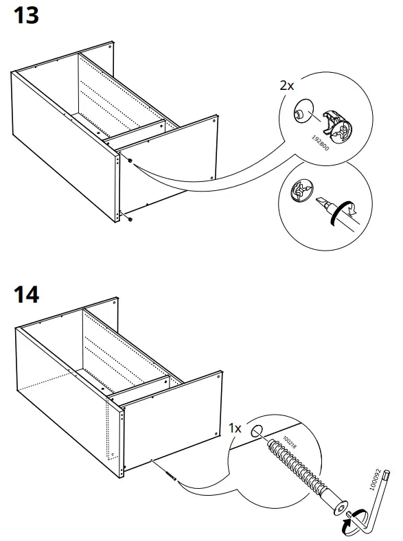 IKEA AA-2236469-2 SMÅSTAD Loft Bed Frame W Desk and Storage - Fig 25