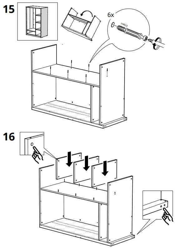 IKEA AA-2236469-2 SMÅSTAD Loft Bed Frame W Desk and Storage - Fig 26