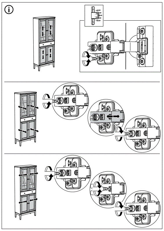 IKEA-AA-2279317-2-IDANÄSHigh-Glass-Cabinet-1-Drawer-White-fig-45
