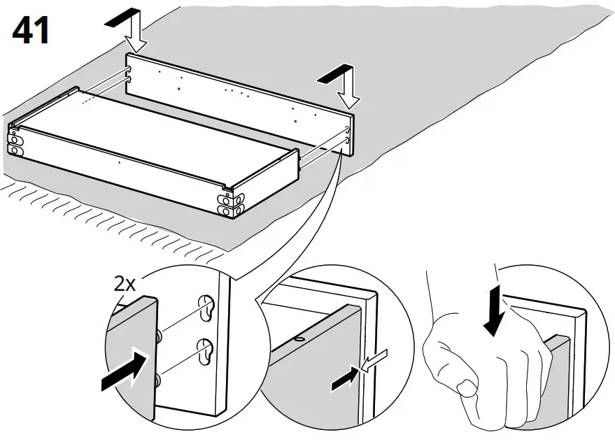 IKEA AA 2279317 2 Idanaes High Cabinet with Glass Doors and 1 Drawer - Product Overview 67