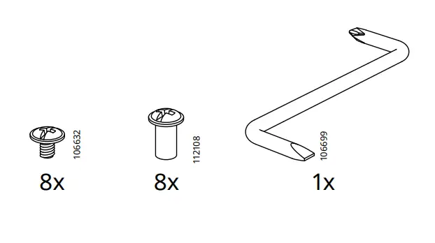 IKEA AA-2323387-2 RISATORP Desk - Fig1