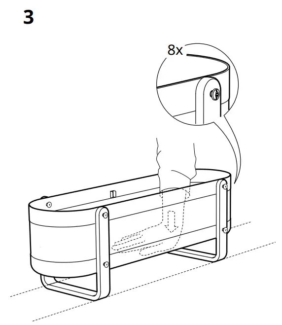 IKEA AA-2323387-2 RISATORP Desk - Fig4