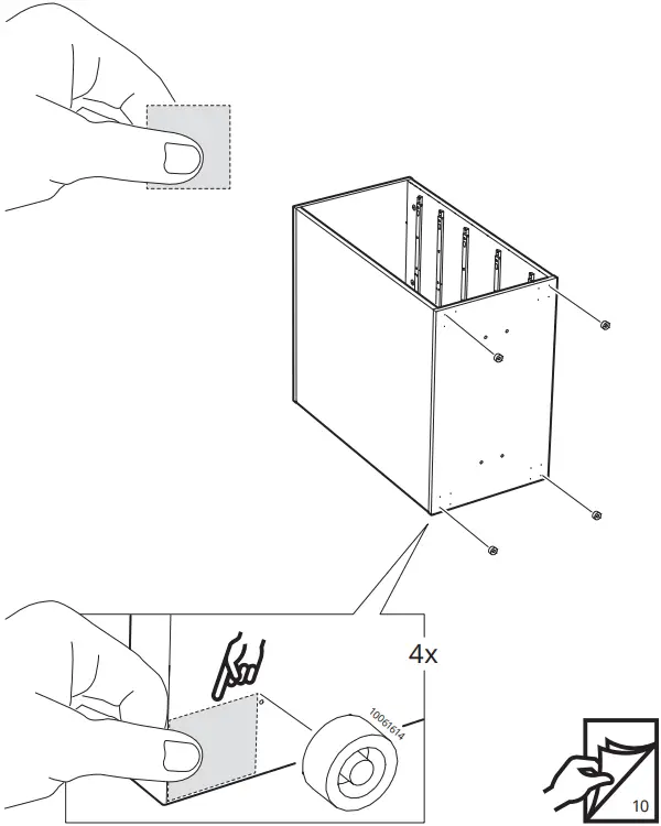 IKEA ALEX Drawer Unit White B23c