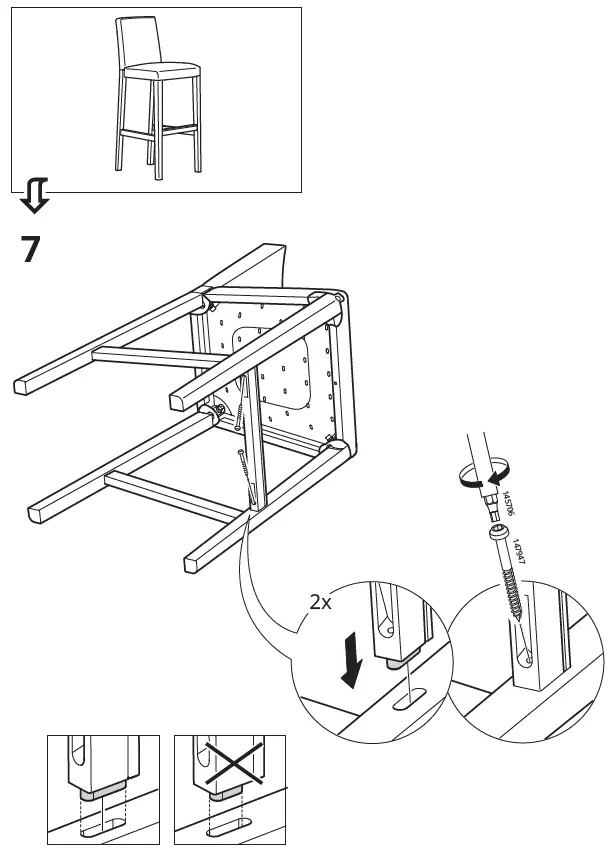 IKEA BERGMUND Chair 7