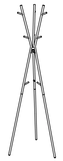 IKEA EKRAR Hat and Coat Stand