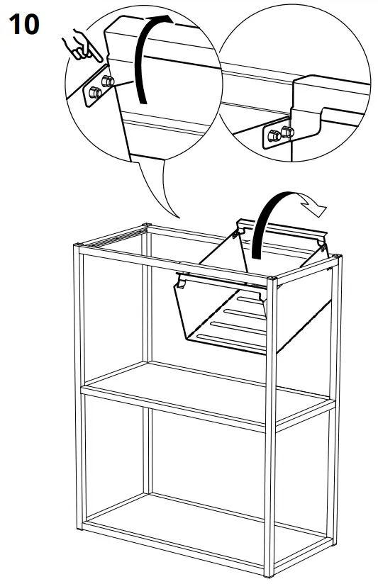 IKEA ENHET Storage Combination Anthracite - Fig 10