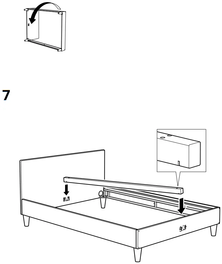 IKEA FALUDDEN Upholstered Bed Frame - FIGURE 8