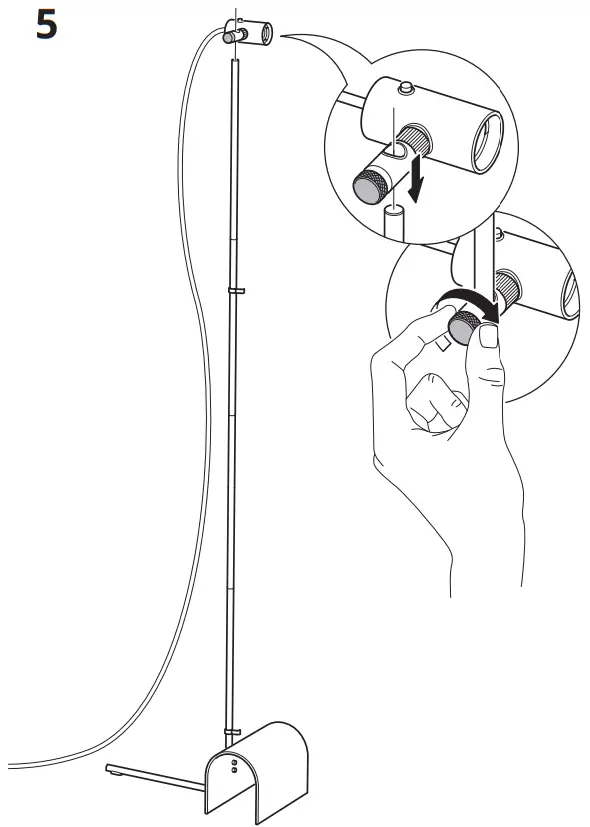 IKEA HÅRSLINGA Floor Lamp - Fig 5