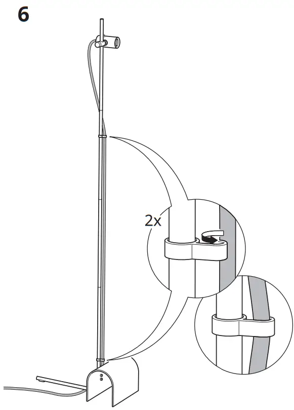 IKEA HÅRSLINGA Floor Lamp - Fig 6