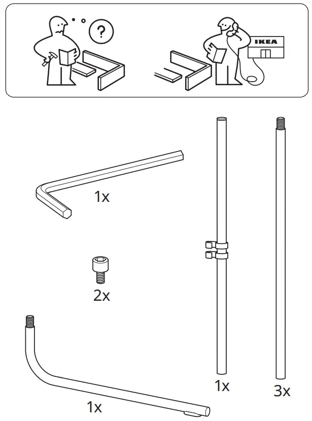 IKEA HÅRSLINGA Floor Lamp - Fig
