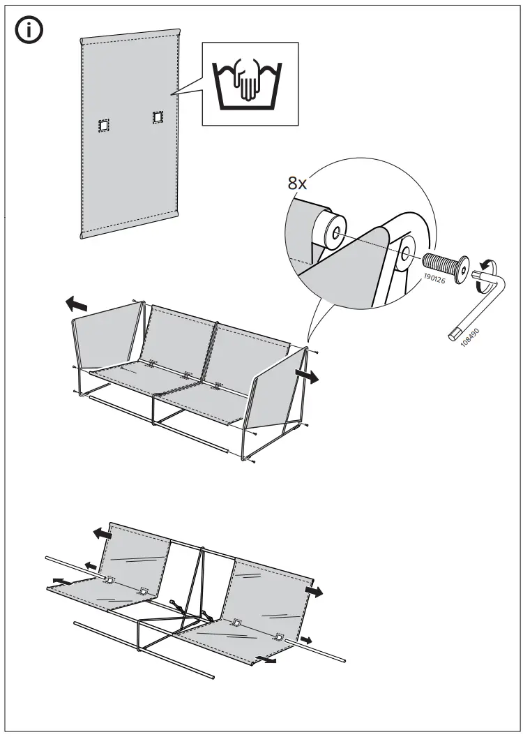 IKEA HAVSTEN 2-Seat Sofa - Figure 10